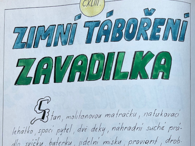 Zimn tboen Zavadilka