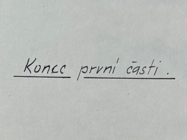 Konec prvn sti kroniky