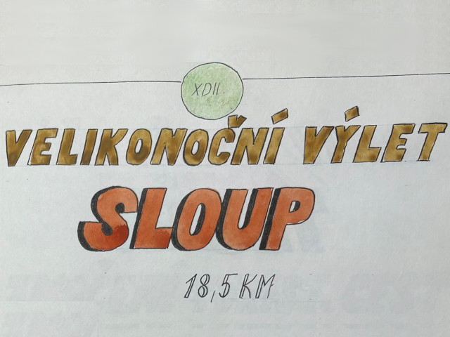 Velikonon vlet - Sloup