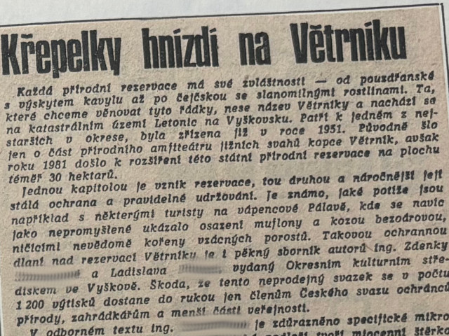 Kepelky hnzd na Vtrnku