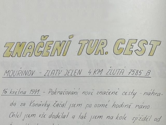 Znaen turistickch cest