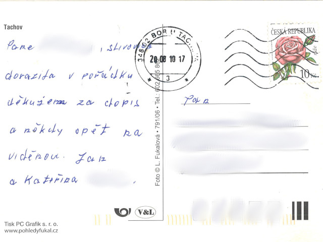 Pozdrav z Boru u Tachova