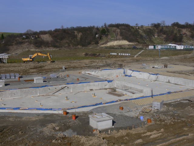 Construction of an aquapark